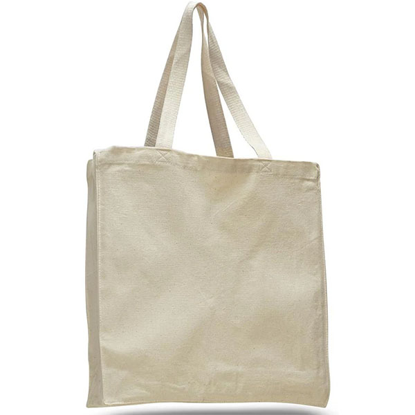 Tote borse di tela shopper pesante con guscio pieno